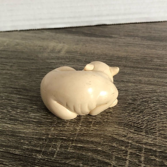 Franklin Mint Curio Cats Netuke Cat - Picture 4 of 8